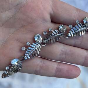 Silver Leafy Vine Choker Necklace